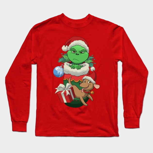 Stocking Stuffer: Grump Long Sleeve T-Shirt by Dooomcat